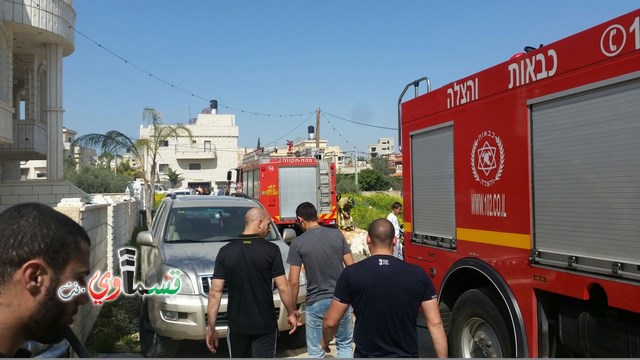 كفر قاسم : اندلاع حريق بأحد البيوت شمالي المدينة بدون اصابات